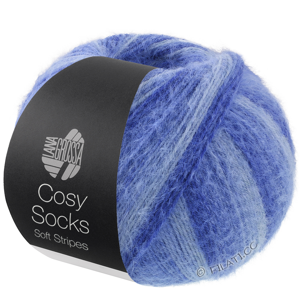 MEILENWEIT 100g Cosy Socks Soft Stripes di Lana Grossa