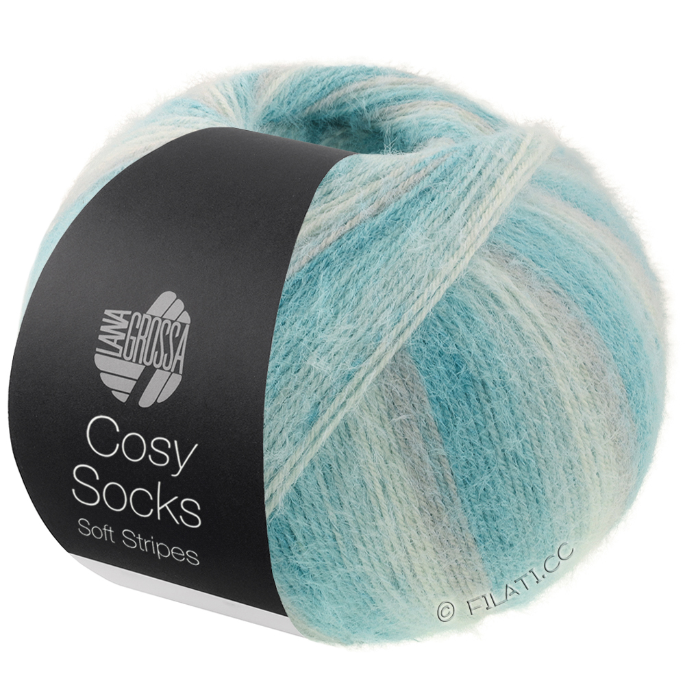 Lana Grossa MEILENWEIT 100g Cosy Socks Soft Stripes