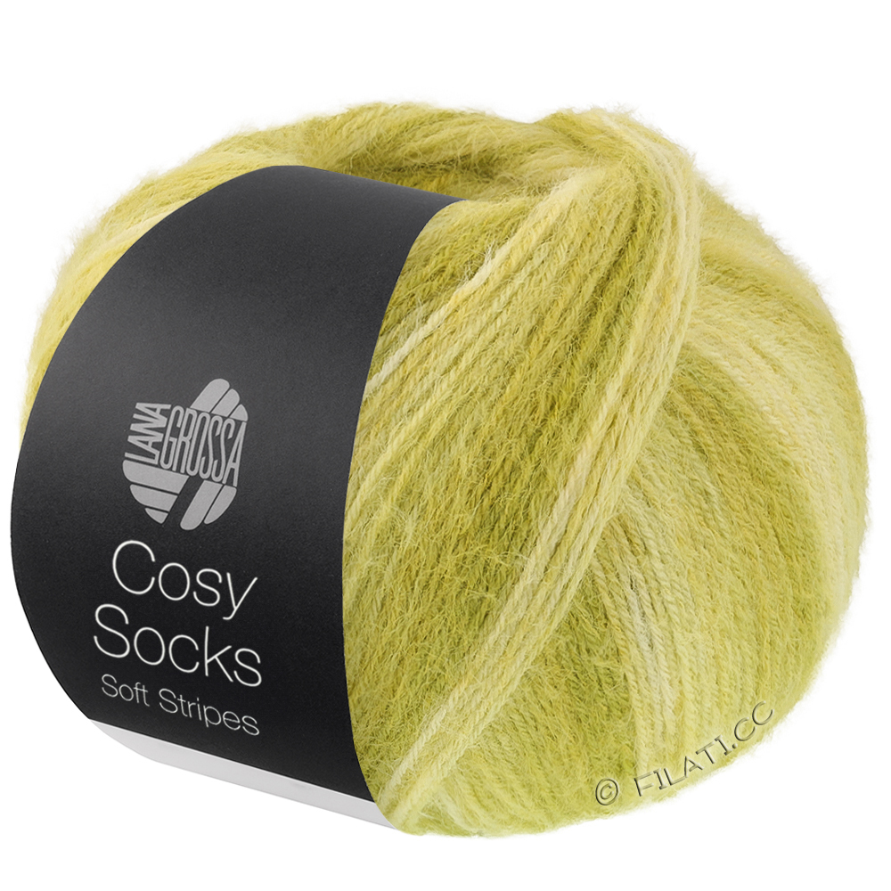 MEILENWEIT 100g Cosy Socks Soft Stripes di Lana Grossa