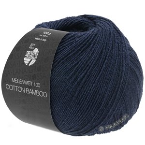 Lana Grossa MEILENWEIT 100g Cotton Bamboo | 08-blu notte