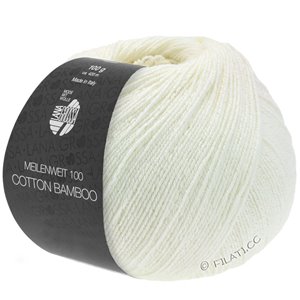 Lana Grossa MEILENWEIT 100g Cotton Bamboo | 09-bianco