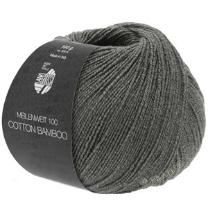 Lana Grossa MEILENWEIT 100g Cotton Bamboo | 15-grigio scuro