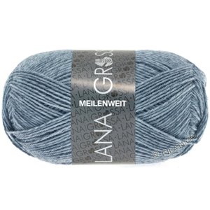 Lana Grossa MEILENWEIT 50g | 1302-jeans/grigio puntinato