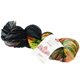 Lana Grossa MEILENWEIT 100g Merino Hand-dyed | 306-nero/grigio/bianco/ottanio blu/ottanio verde/rosa vivo/giada/verde bianco/rosa
