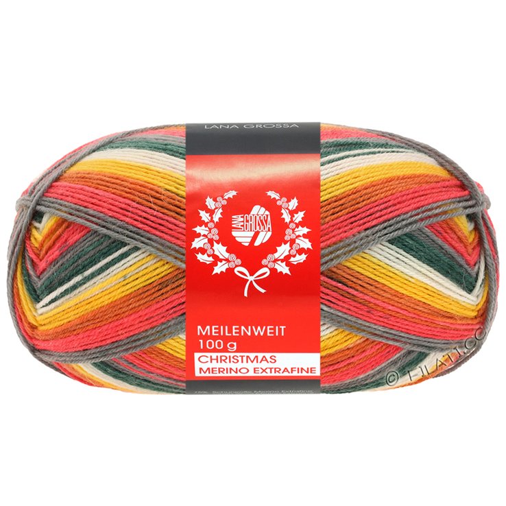 Lana Grossa MEILENWEIT 100g Merino Extrafine Christmas | 6767-