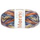 Lana Grossa MEILENWEIT 100g Merino Extrafine Meran | 2585-bianco/antracite/giallo dorato/pesca/ottanio/arancio/marrone scuro