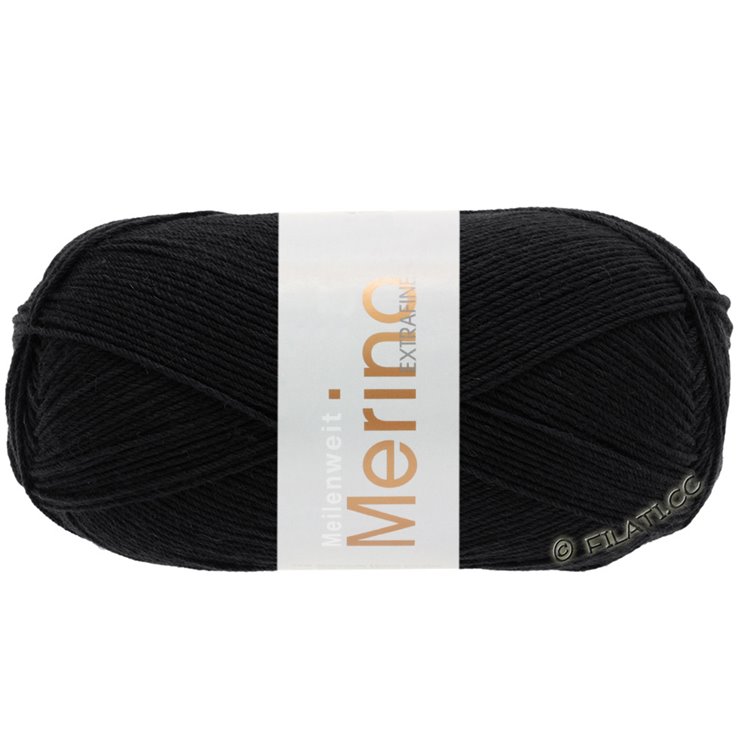 Lana Grossa MEILENWEIT 100g Merino Extrafine | 2402-nero
