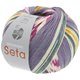 Lana Grossa MEILENWEIT 100g Seta Adriana | 3247-ecru/giallo/verde scuro/grigio/fucsia