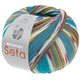 Lana Grossa MEILENWEIT 100g Seta Giappone | 3390-mora/verde/blu turchese/viola rosso/bianco/ocra/verde chiaro