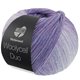 Lana Grossa MEILENWEIT 100g Woolycell Duo | 6004-viola rosso/viola grigio/jeans
