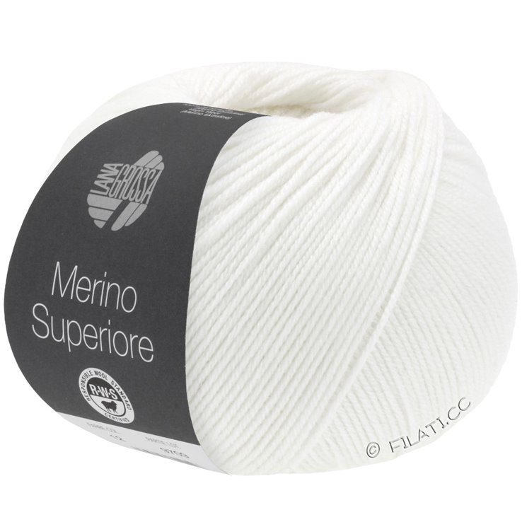 Lana Grossa MERINO SUPERIORE | 01-bianco