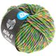Lana Grossa MILLE II Color/Moulinè | 803-verde/giallo/rosso/jeans/verde delicata puntinato