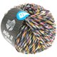 Lana Grossa MILLE II Color/Moulinè | 808-bianco/giallo/rosa/blu chiaro/grigio/antracite puntinato