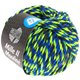 Lana Grossa MILLE II Color/Moulinè | 603-antracite/neon giallo/blu
