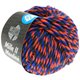 Lana Grossa MILLE II Color/Moulinè | 604-neon arancio/antracite/blu
