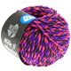 Lana Grossa MILLE II Color/Moulinè | 606-neon rosa vivo/viola/antracite