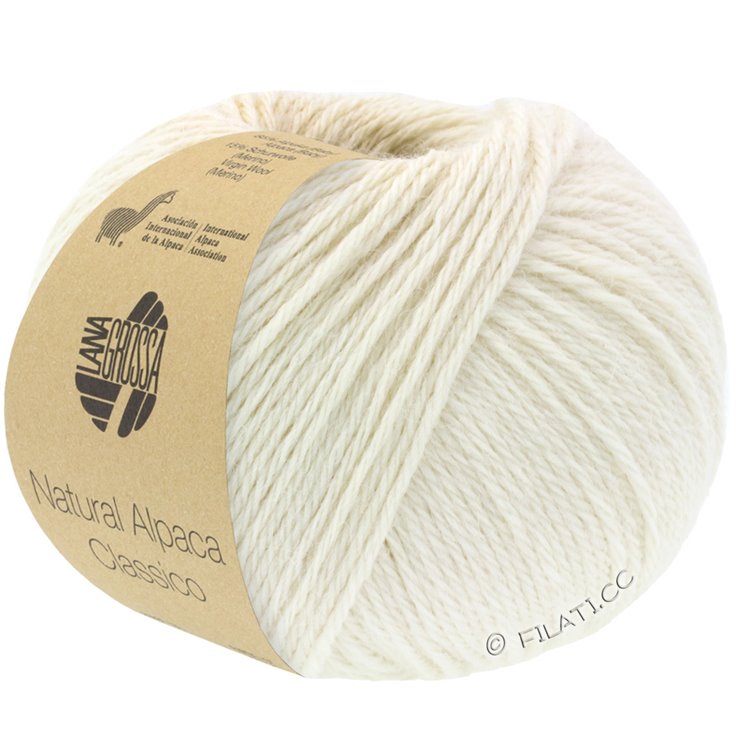 Lana Grossa NATURAL ALPACA Classico | 101-ecru