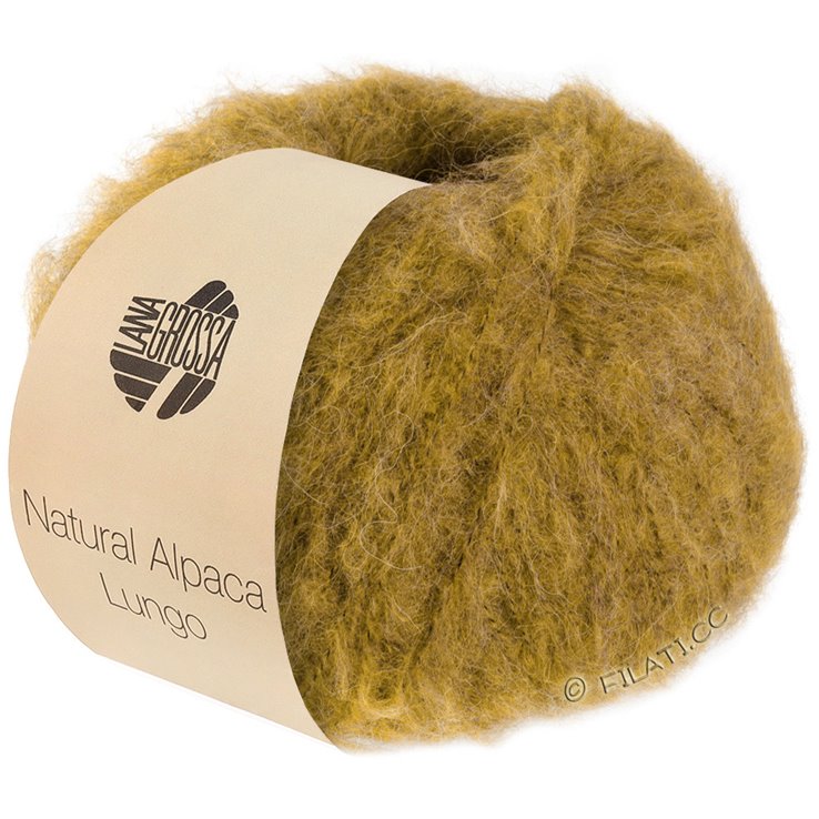 Lana Grossa NATURAL ALPACA Lungo | 16-senape
