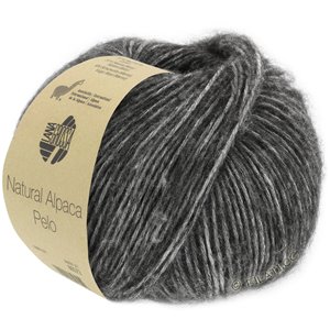 Lana Grossa NATURAL ALPACA Pelo | 004-grigio scuro puntinato