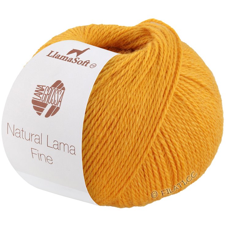 Lana Grossa NATURAL LAMA FINE | 101-giallo