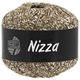 Lana Grossa NIZZA | 10-bianco/grigio marrone/oro