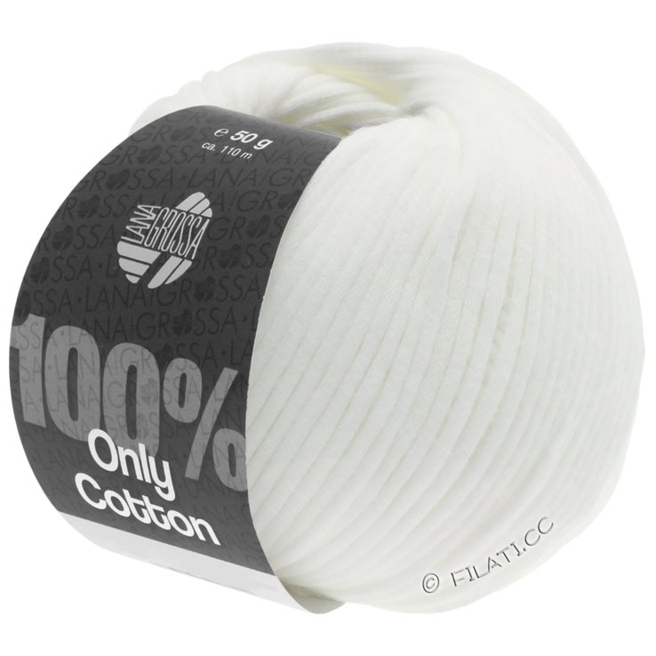 Lana Grossa ONLY COTTON | 01-bianco