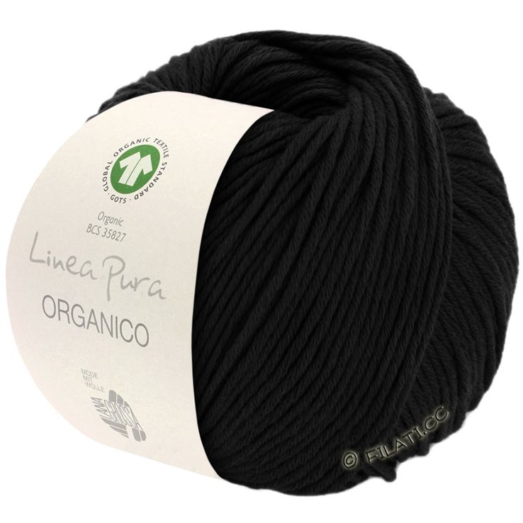 Lana Grossa ORGANICO (Linea Pura) | 014-nero