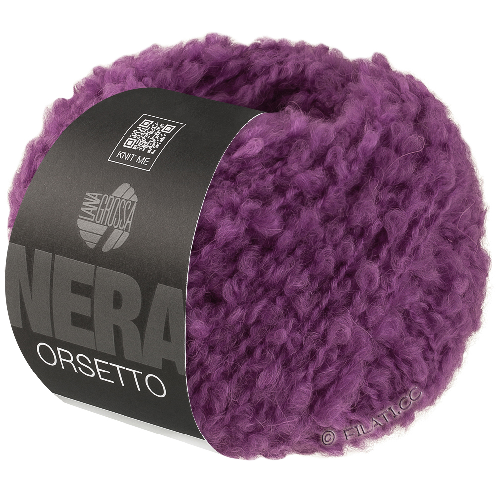 Lana Grossa ORSETTO (Nera) | 20-blu prugna