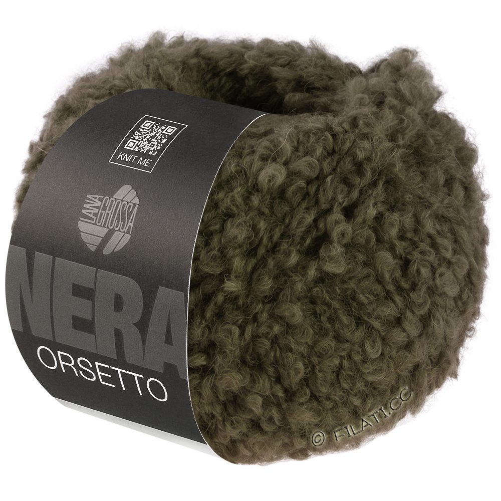 Lana Grossa ORSETTO (Nera) | 22-verde foresta