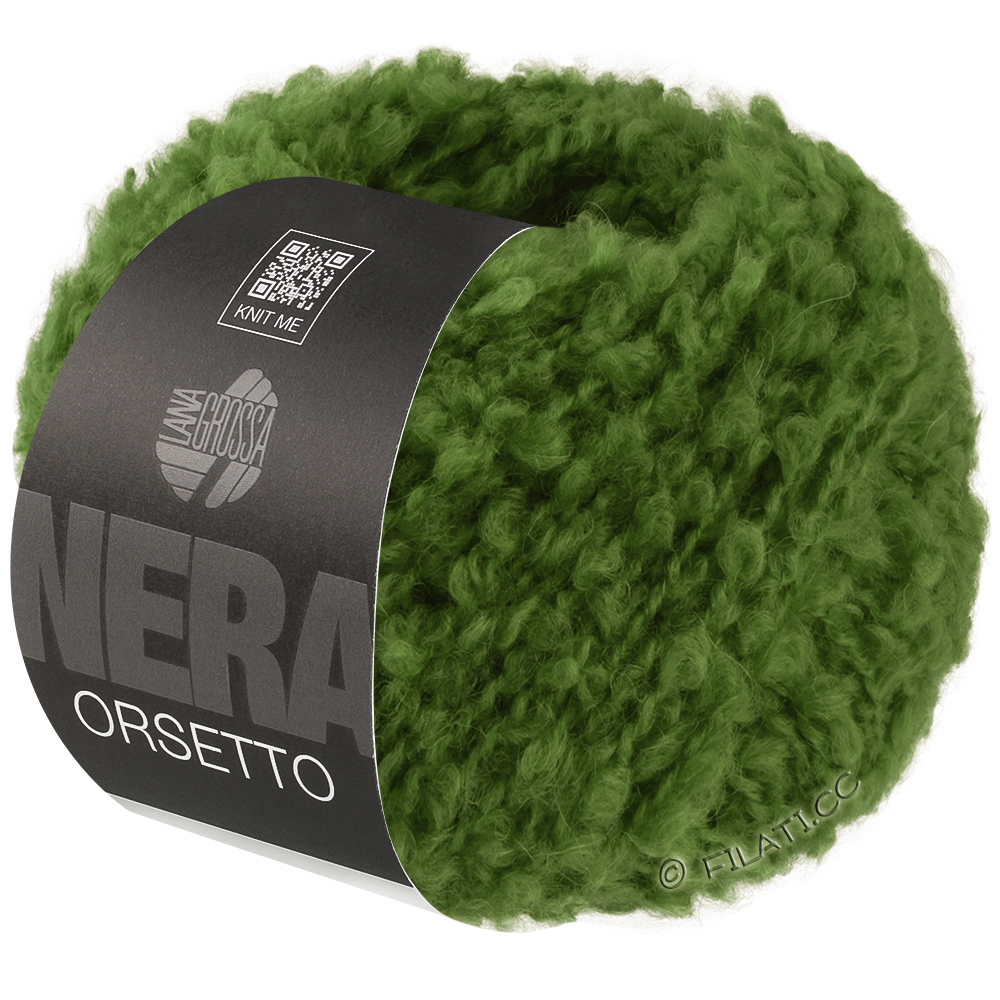 Lana Grossa ORSETTO (Nera) | 23-verde