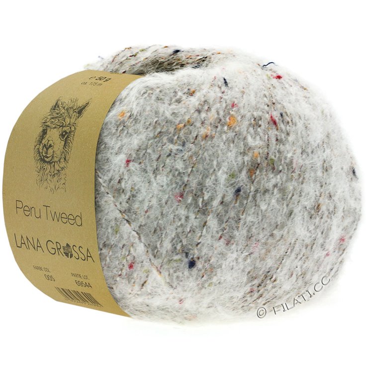 Lana Grossa PERU Tweed | 01-natura
