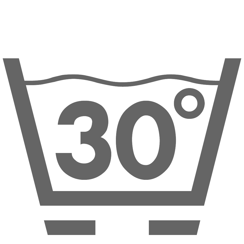 Lavaggio a 30°C (molto delicato)