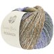 Lana Grossa ROMANZA (Linea Pura) | 03-marrone rossiccio/giallo chiaro/lino/porpora blu/grigio scuro/cachi