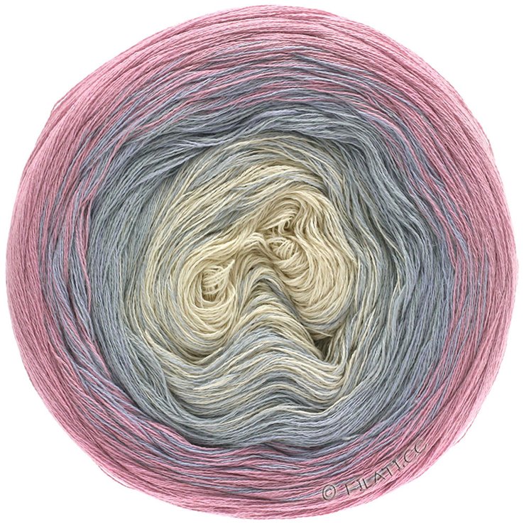 Lana Grossa SHADES OF COTTON LINEN | 701-rosa/grigio/grigio chiaro/natura