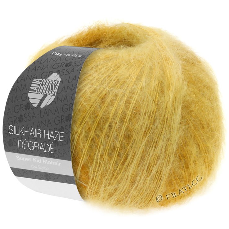 Lana Grossa SILKHAIR HAZE Dégradé | 1101-giallo/ocra