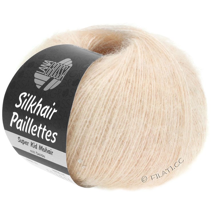 Lana Grossa SILKHAIR Paillettes | 401-rosa pallido