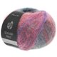Lana Grossa SILKHAIR Print/Landlust | 305-grigio blu/rosso vino/viola/rosa