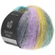 Lana Grossa SILKHAIR Print/Landlust | 369-giallo senape/lilla/verde grigio/turchese