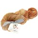 Lana Grossa SLOW WOOL CANAPA HAND DYED | 105-giallo sabbia/cammello/marrone arancio