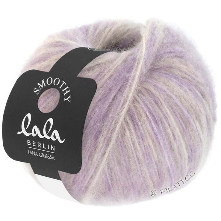 Lana Grossa SMOOTHY (lala BERLIN) | 02-lilla/beige chiaro