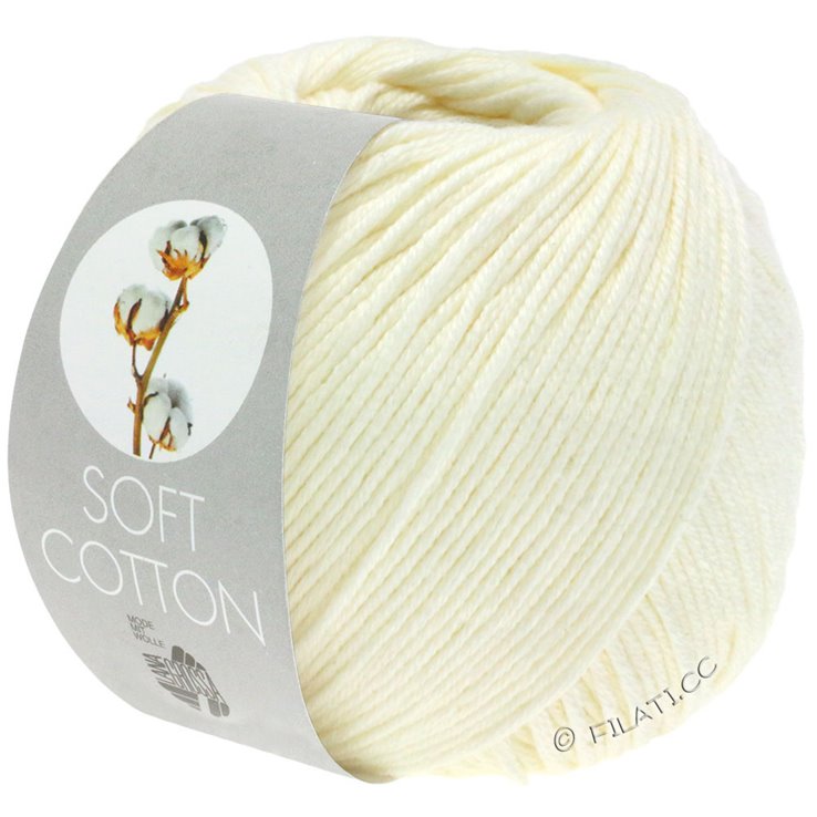 Lana Grossa SOFT COTTON | 02-ecru