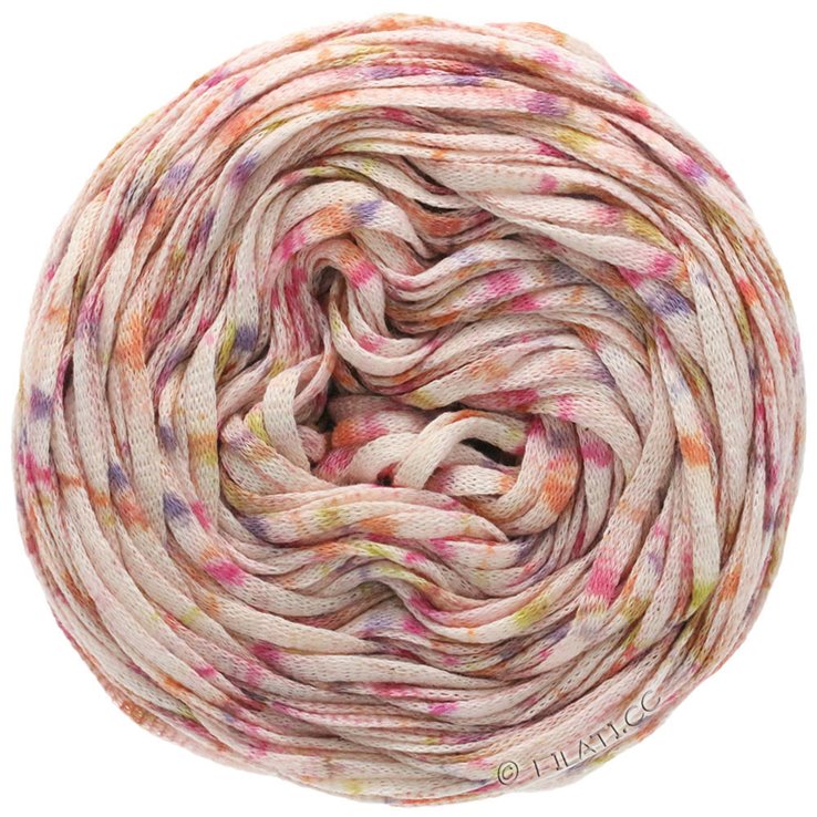 Lana Grossa SPARKLY (ABOUT BERLIN) | 04-rosa pallido/rosa vivo/porpora/arancio/oliva chiaro