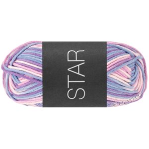 Lana Grossa STAR Print | 360-rosa delicata/blu viola/viola/lilla