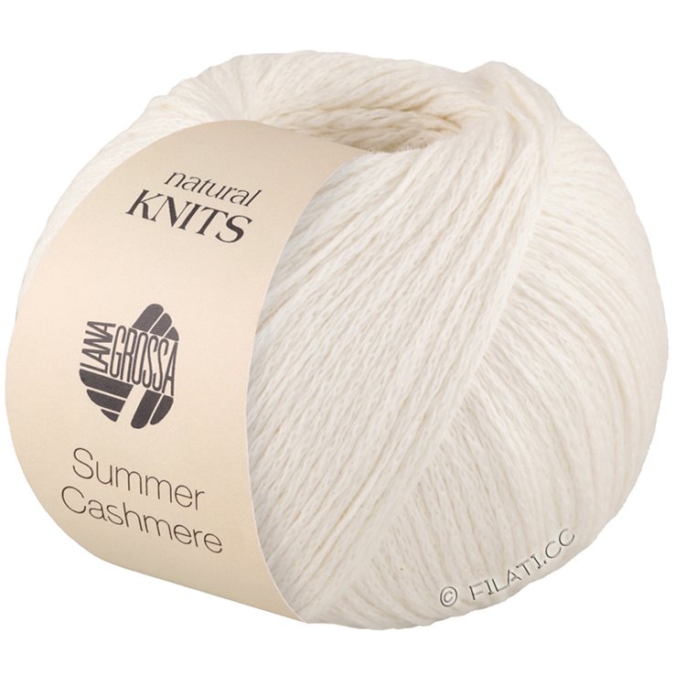 Lana Grossa SUMMER CASHMERE | 01-bianco