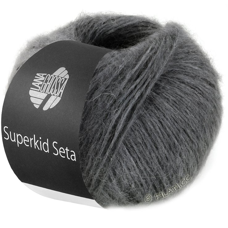 Lana Grossa SUPERKID SETA | 021-grigio scuro