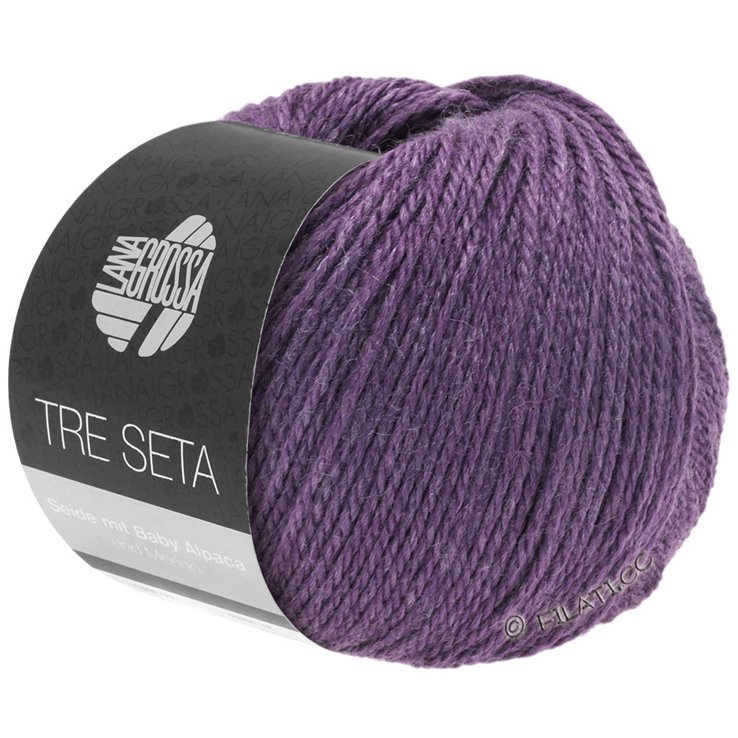 Lana Grossa TRE SETA | 01-viola scuro