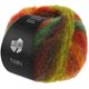 Lana Grossa TWIN 25g | 102-rosso/verde/marrone/viola