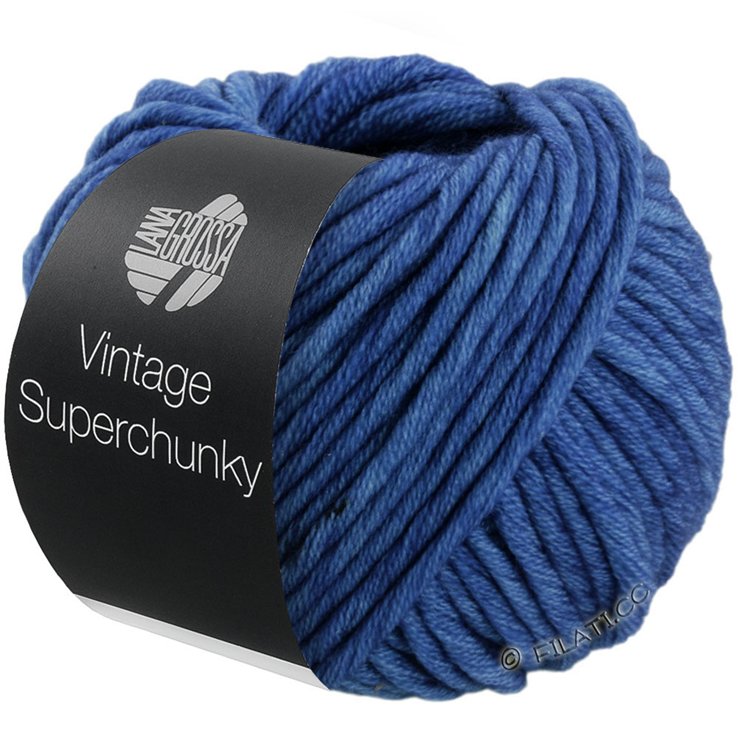 Lana Grossa Vintage Superchuncky | 504-inchiostro blu
