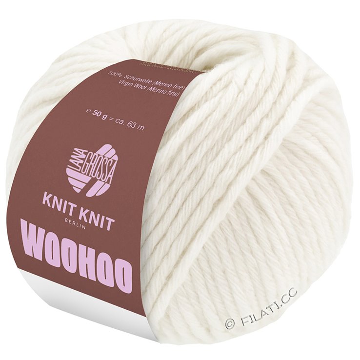 Lana Grossa WOOHOO 50g | 01-ecru