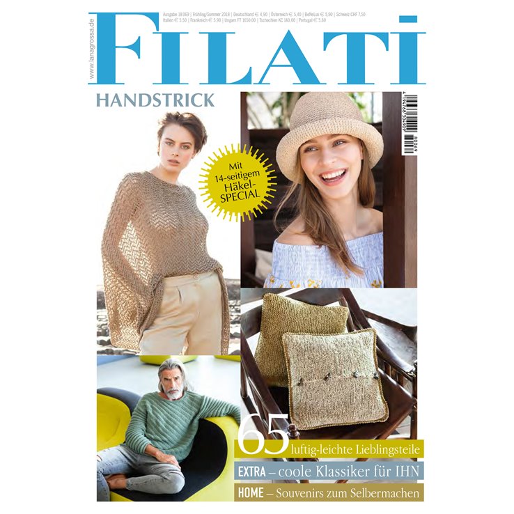 FILATI Handstrick No. 69 - Magazine (DE) + Knitting instructions (EN) di Lana Grossa